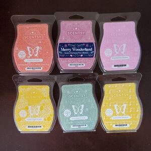 Scentsy 6 Pack Wax Bars Unused Variety Scents